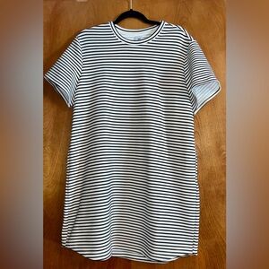 Striped Black and White Dress